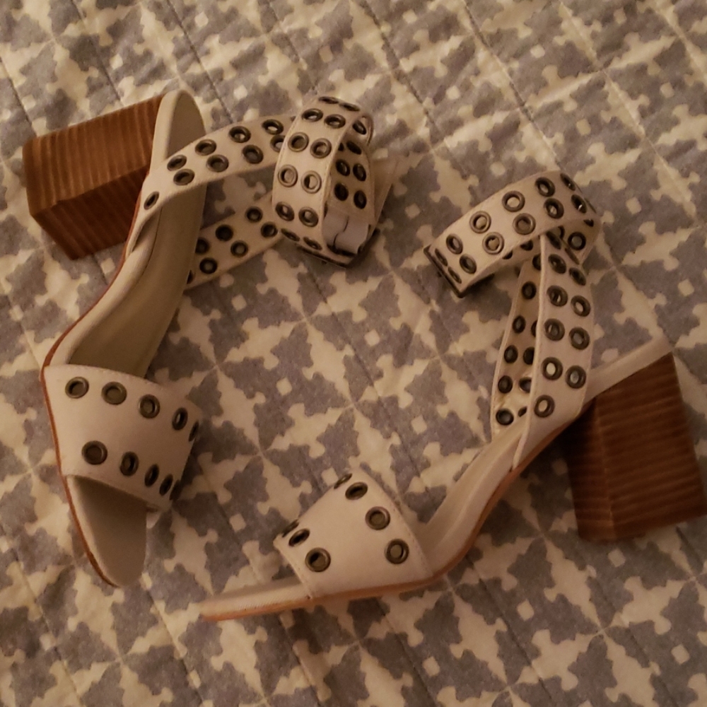 Mattise Demure Grommet Ankle Strap Sandals